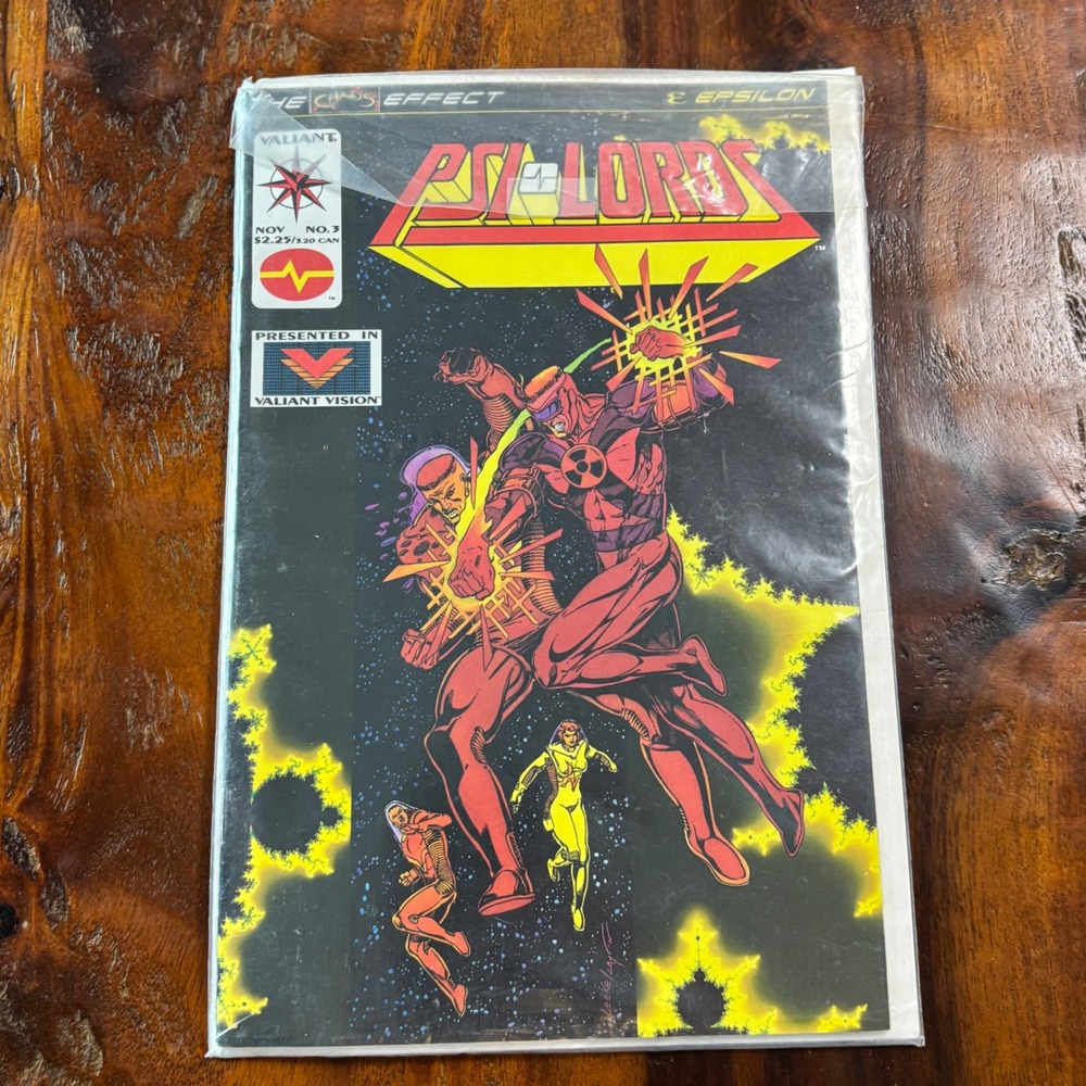 Valiant Comics Psi-Lords No. 3 Nov 1994 The Chaos Effect Valiant Vision Sci-Fi
